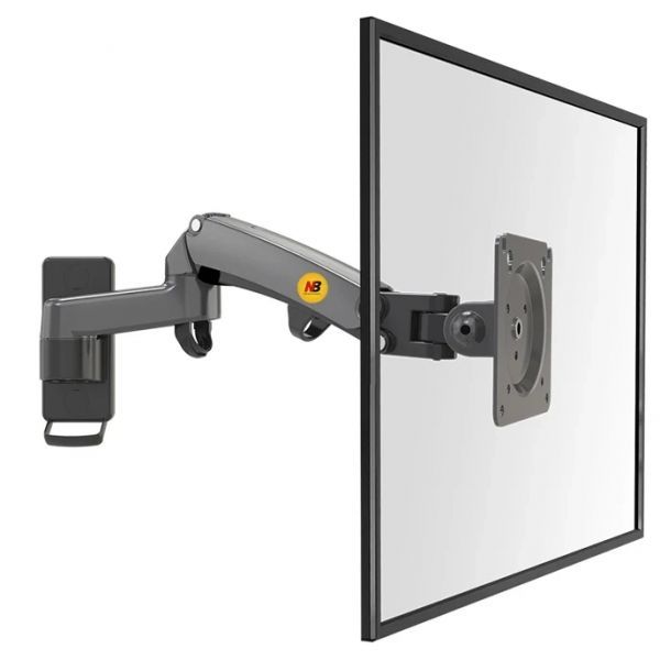 [해외] North Bayou NB F150 가스 용수철 17-35 인치 LED TV 벽 마운트 모니터 거치대 인체 공학적 암 Max. VESA 100x100mm 하중 3-12kgs