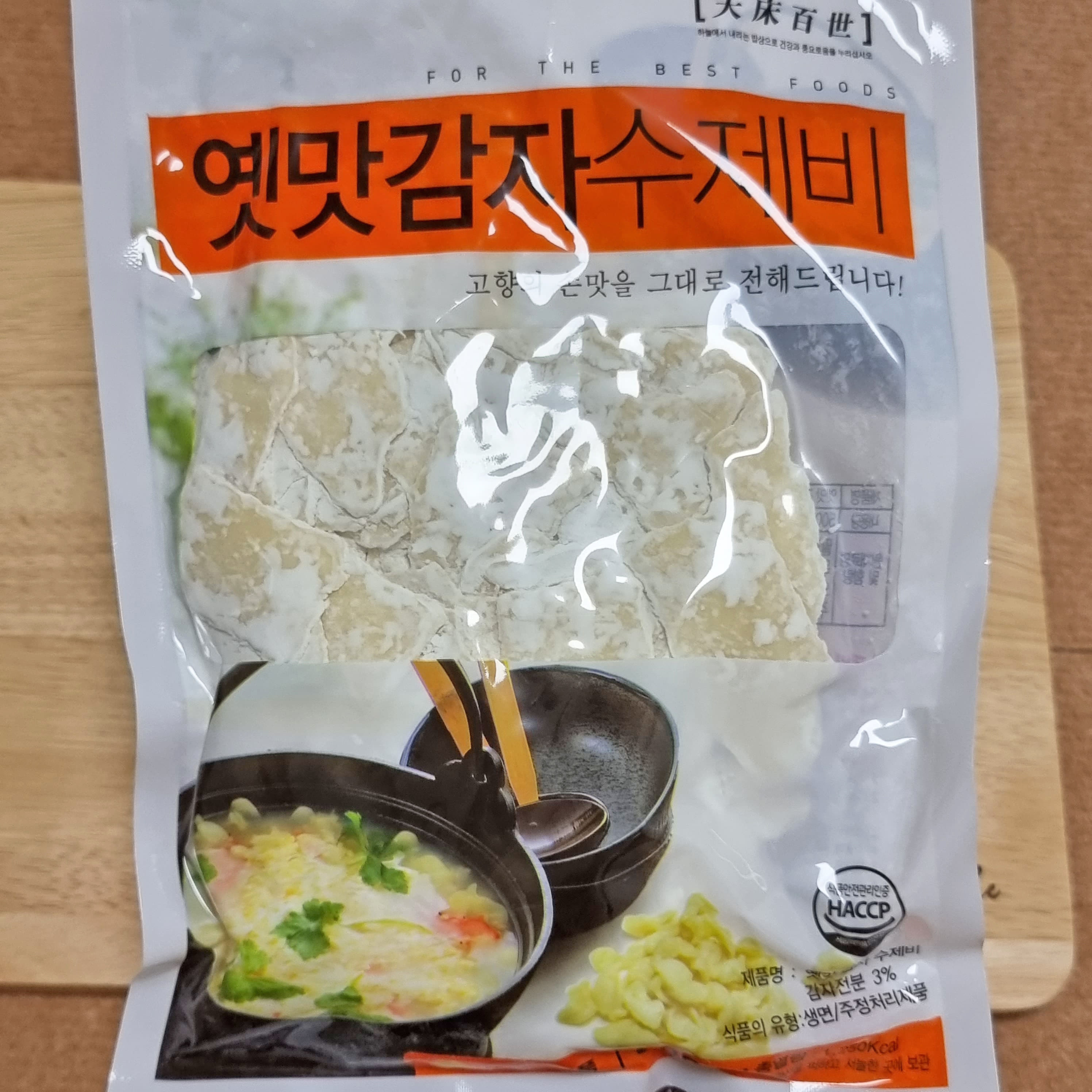 5분마켓 내고향 옛맛 감자수제비 수제비만들기 500g