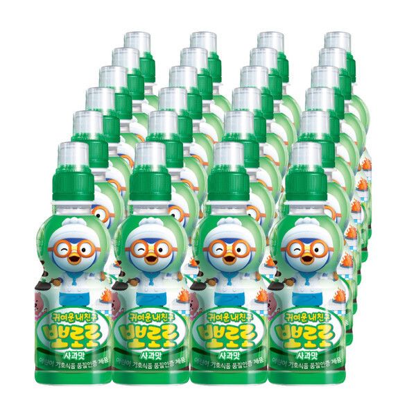 팔도 뽀로로 음료수 사과맛 235ML 24개 귀여운내친구
