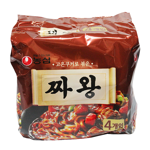 [온누리7%혜택]농심 짜왕 134g 4개입 멀티팩