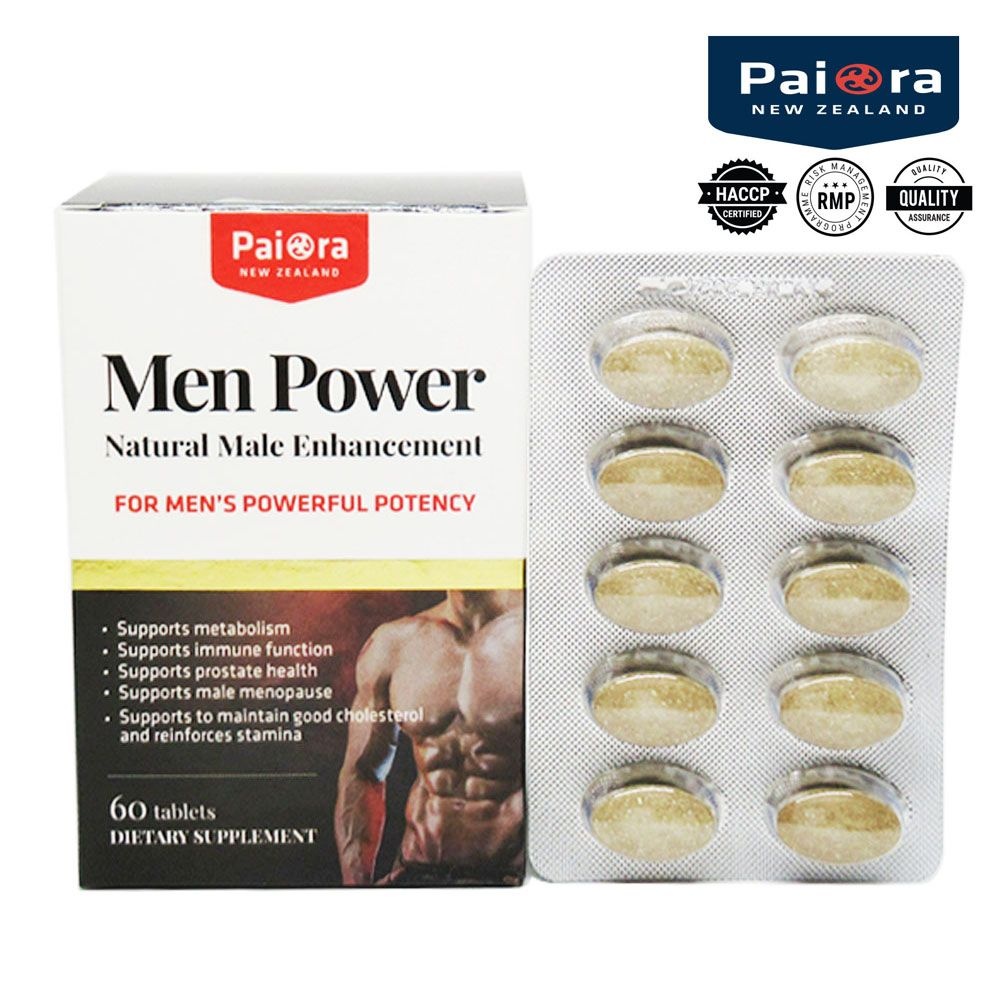 [해외] 파이오라 뉴질랜드 맨 파워 2개월 60타블렛 쏘팔메토 사포닌 알칼로이드 엘 아르기닌