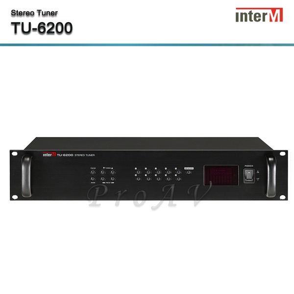 상품상세참조 인터엠 TU-6200 / FM/AM TUNER / 40개의 방송주파수 메모리