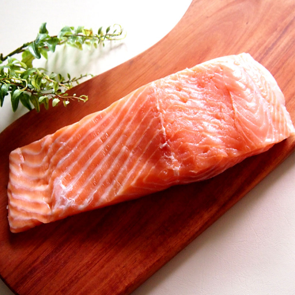 바다사나이 //간장+와사비+해동지 무료증정// 노르웨이 생연어 300g 500g 1kg 통살 연어회 필렛 스테이(아이스팩 4개동봉)