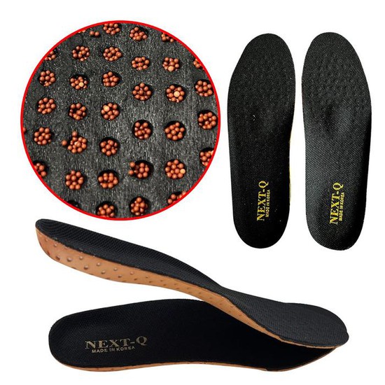 [XBHKLK7L]숨쉬는 마사지 황토지압 등산화 로퍼 깔창 인솔