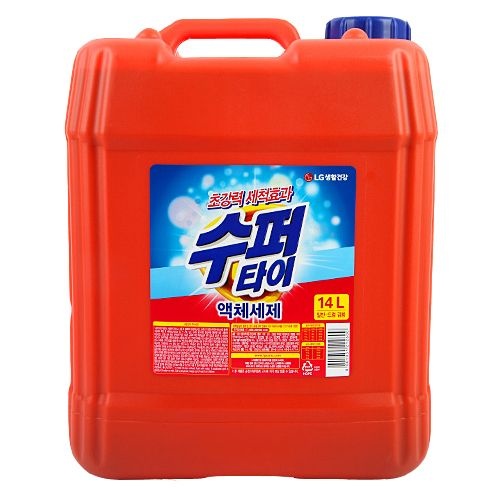 수퍼타이 세탁세제 14L 대용량 액체세제 / 액상세제 / 물비누 / 대용량액체세제