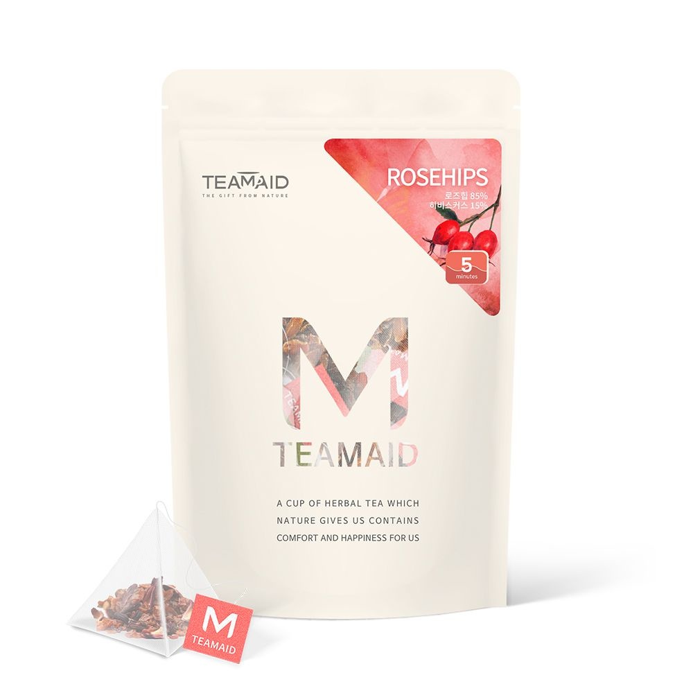 티메이드 로즈힙 허브티 삼각티백 25개입 / 로즈힙차 로즈힙티