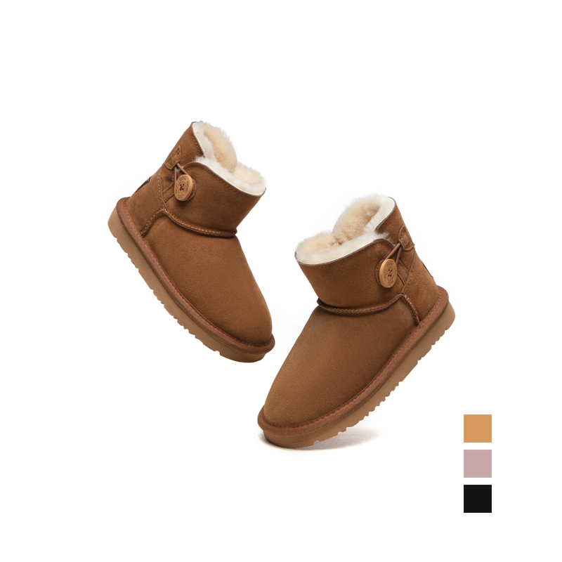 AUSTRALIAN SHEPHERD UGG [해외] 호주어그 AUSTRALIAN SHEPHERD UGG 키즈 노엘 미니 버튼 어그부츠 AS3030K