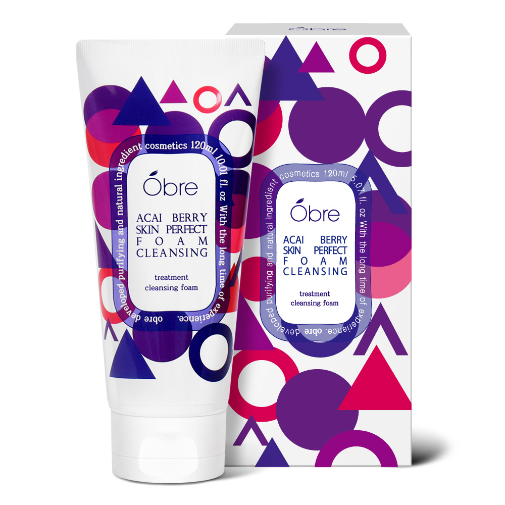 오브레 아사이베리 스킨퍼펙트 폼 클렌징 120ml OSD04