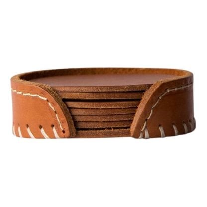 [롯데온 특가] 가죽 코스터 / Leather Coaster