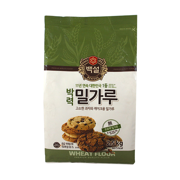 [오늘출발] (무)(면)백설 밀가루(실온 박력 2.5Kg