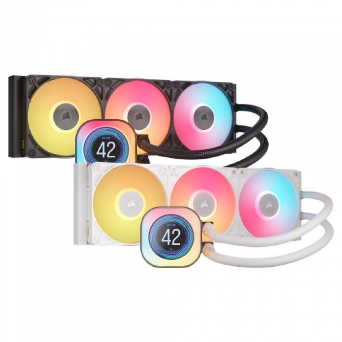 커세어 CORSAIR iCUE LINK TITAN 360 RX LCD (블랙)