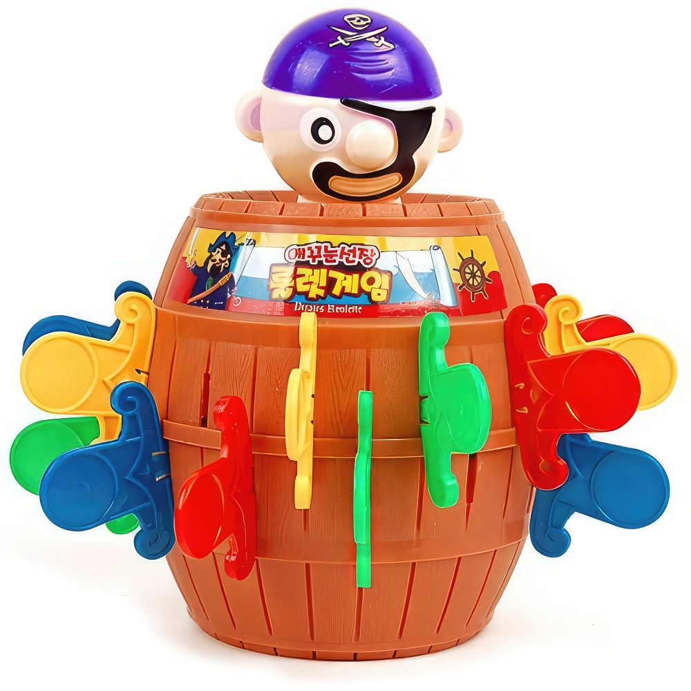 [성광교역]에스케이토이즈 복불복 해적 룰렛 술게임 해적통 선장 벌칙 게임 대형 뽑기 카지노 캠핑