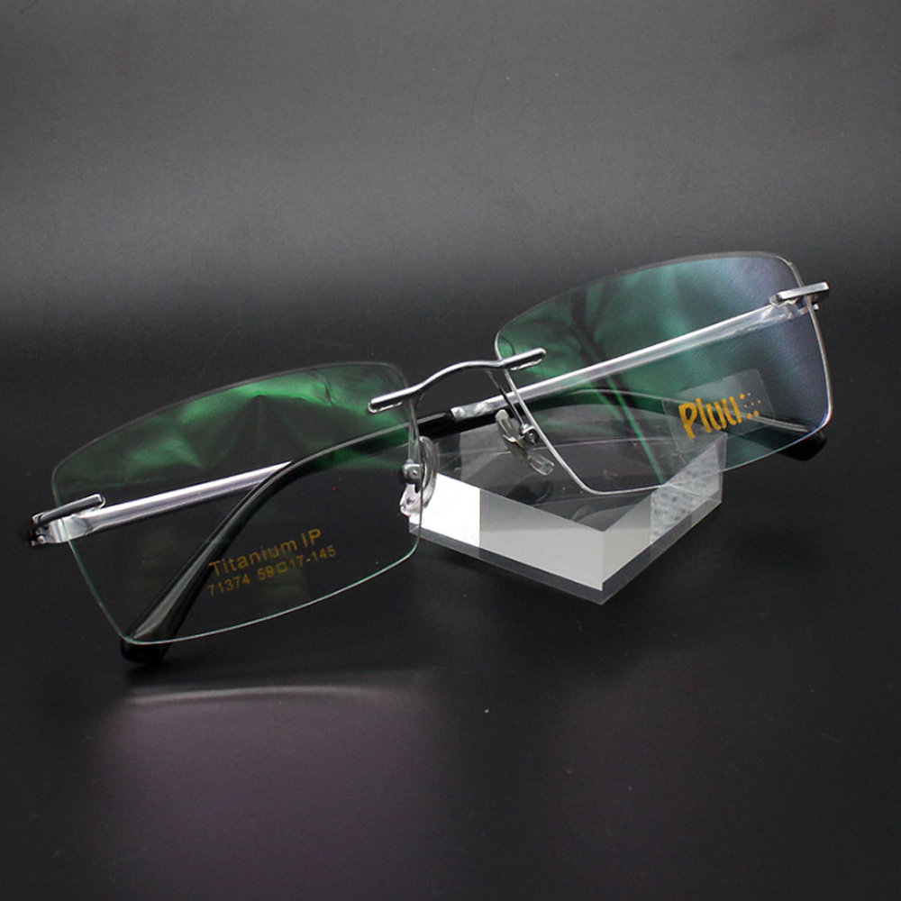 아이엔 티타늄 무테안경테 가벼운 안경테 P71374