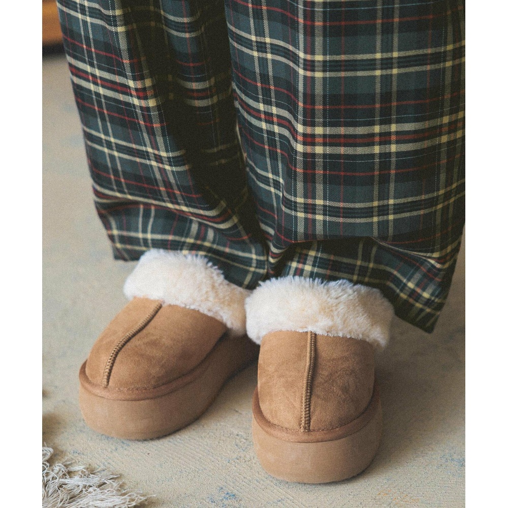 [해외] NIKOAND 니코앤드 오리지널 어그 슬리퍼 페이크 퍼 뽀글이 무스탕 슬립온 플랫폼 털신발