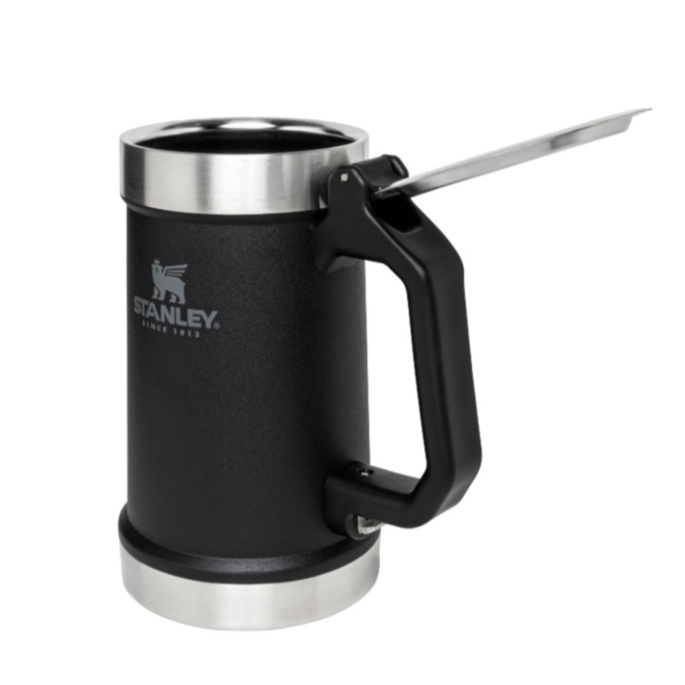 스탠리 클래식 보틀 오프너 비어 스타인 텀블러 맥주 보냉 24oz(710ml) 매트 블랙, image size:1000x1000