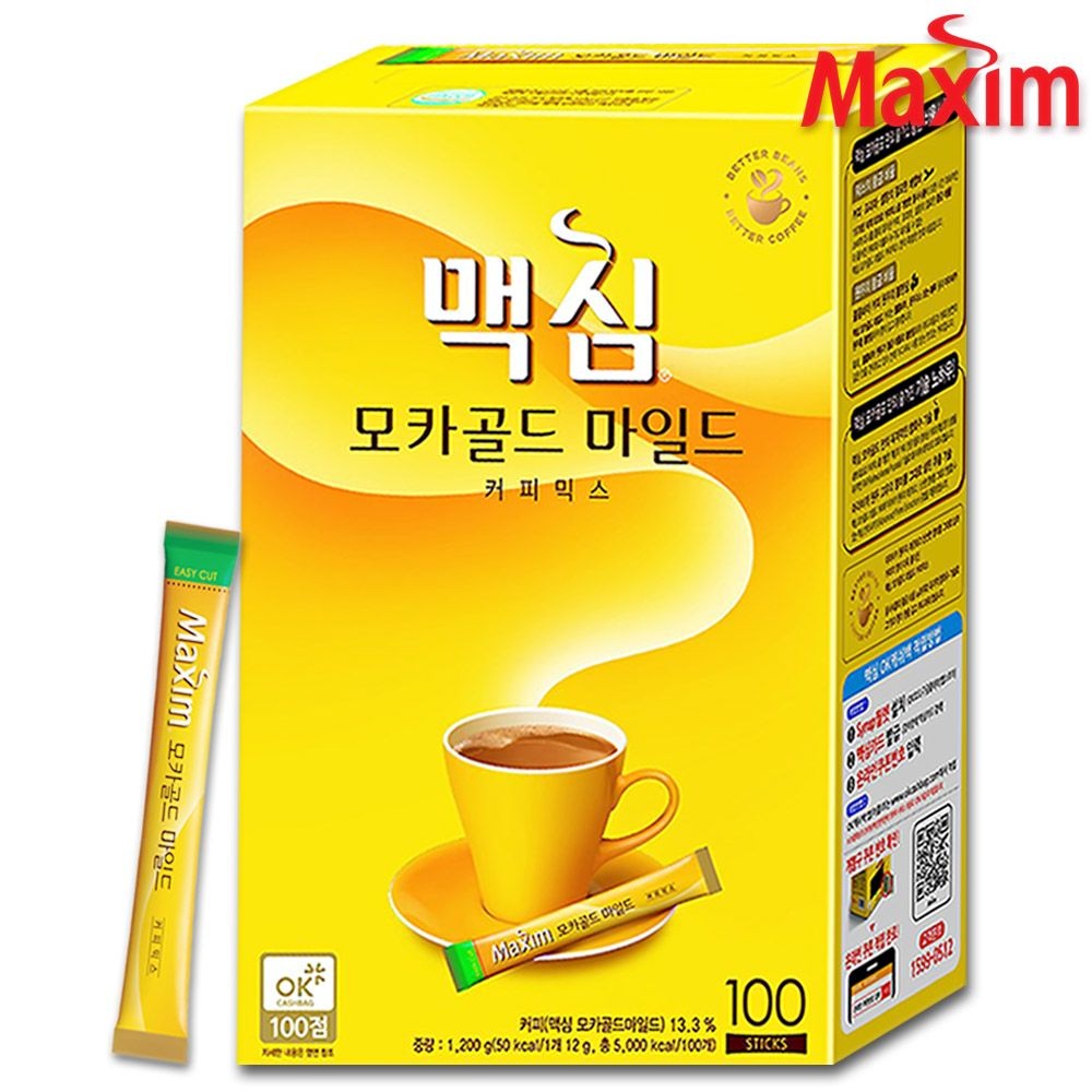 맥심 모카골드 커피믹스 100T/커피믹스