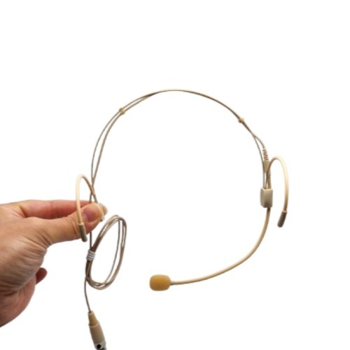 AKG용 헤드셋 마이크 3핀 국내제조 공연용 방송용 강의용 살구색 유선마이크