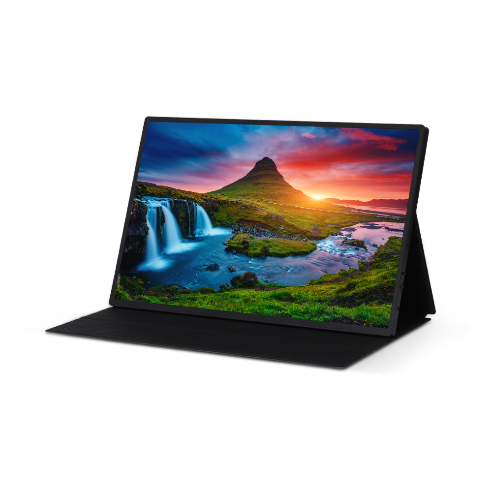 카멜 포터블 휴대용 QHD모니터 프리즘 CPM1610IQ+LS1S 거치대 패키지