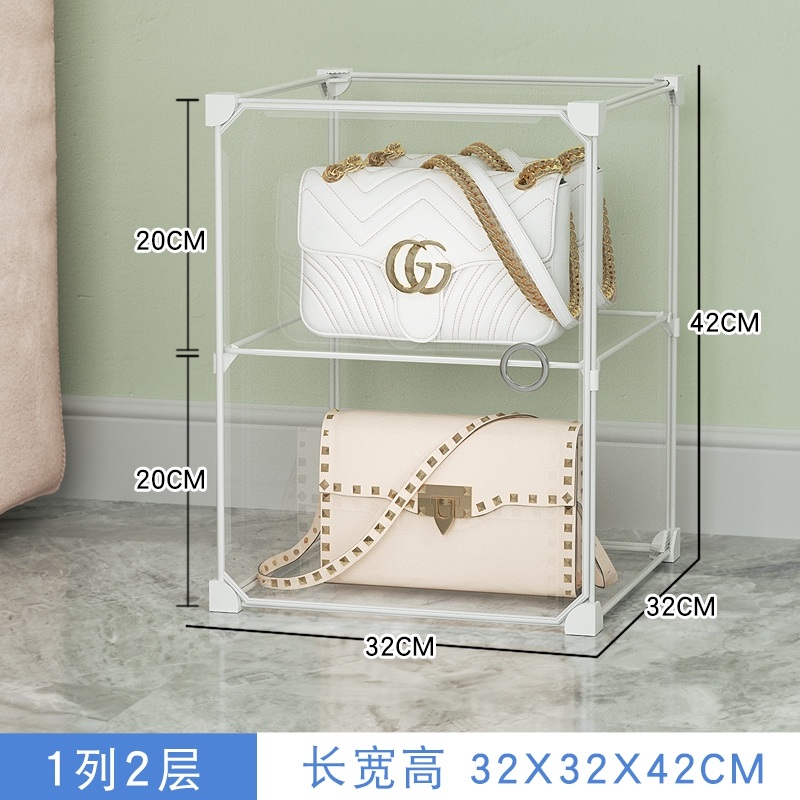 엠제이(MJ)컴퍼니협력사 [해외] 가방진열장 보관함 투명 진열장 가방 수납장 드레스룸
