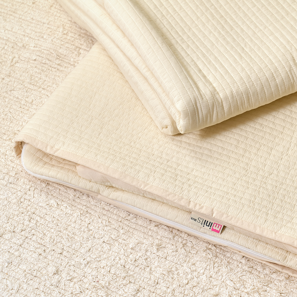 미닛츠 귀뚜라미 카본매트 온수매트 난방매트 겸용 커버 보송한 피그먼트 요커버 킹사이즈