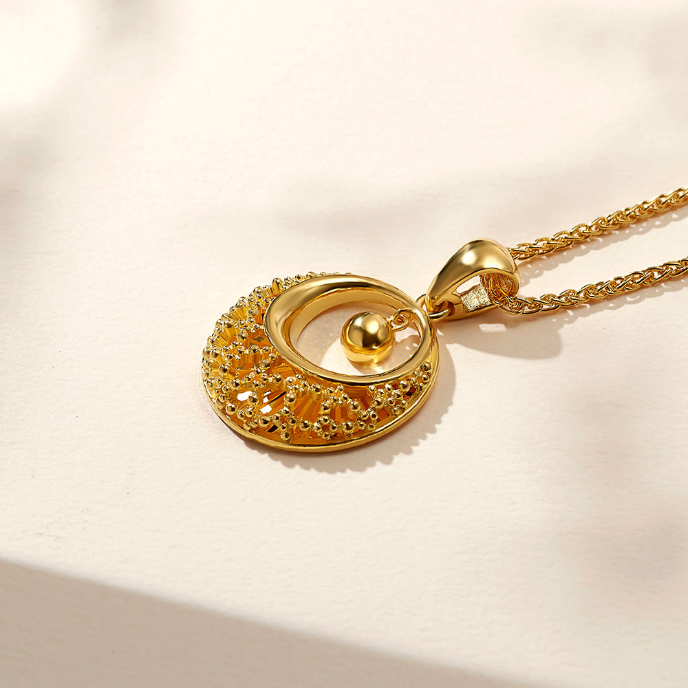 여자 순금 목걸이 코인 앤 볼 24K 18.75g 18K장식