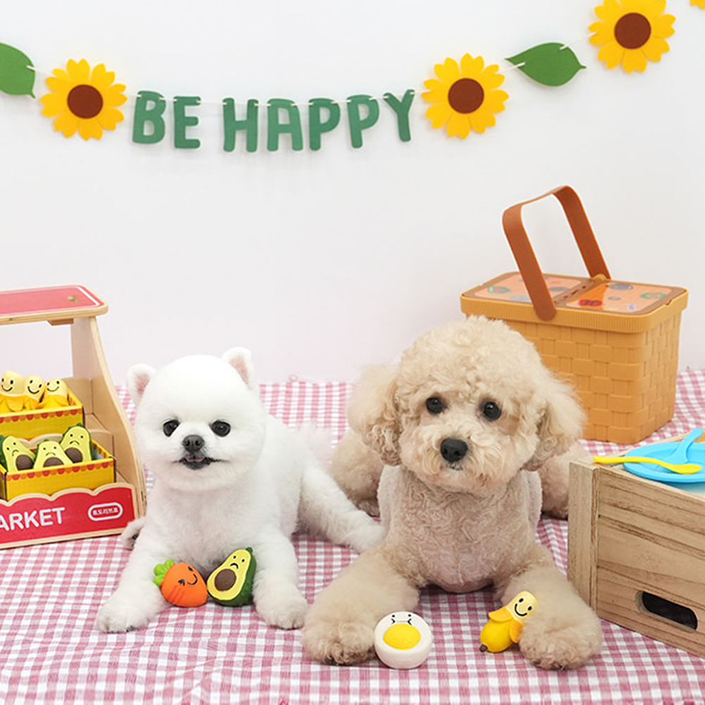 강아지장난감 굿모닝 푸드 라텍스토이