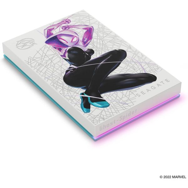 씨게이트 고스트 스파이더 에디션 FireCuda 외장 하드 드라이브 2TB USB 3.2 Gen 1