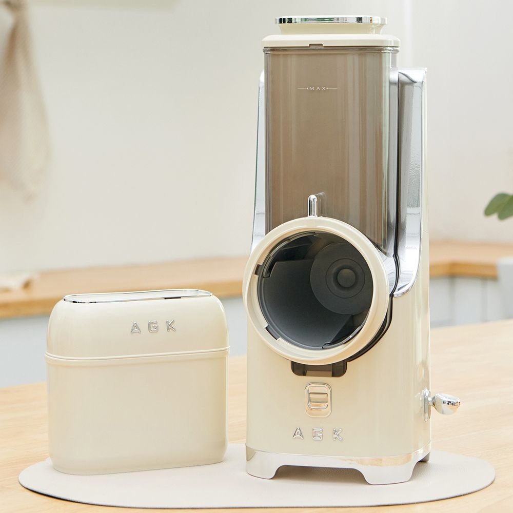 AGK NORDIC 스빙 마스터 오토슬라이서 크림 화이트 ASV-IV8000