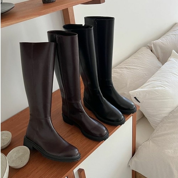 quizas 여성 롱부츠 미들굽3.5cm (HJJ-WD23BF4)