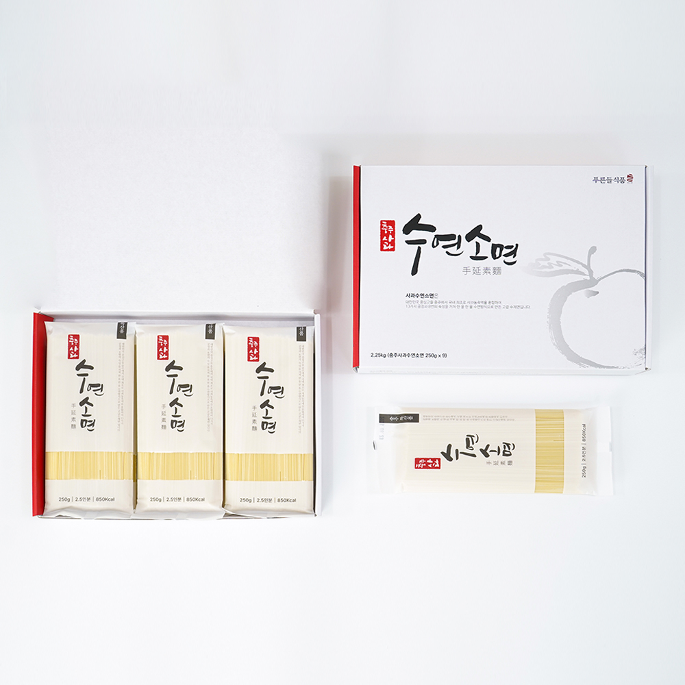 충주사과국수 수연소면 선물세트 250gX9