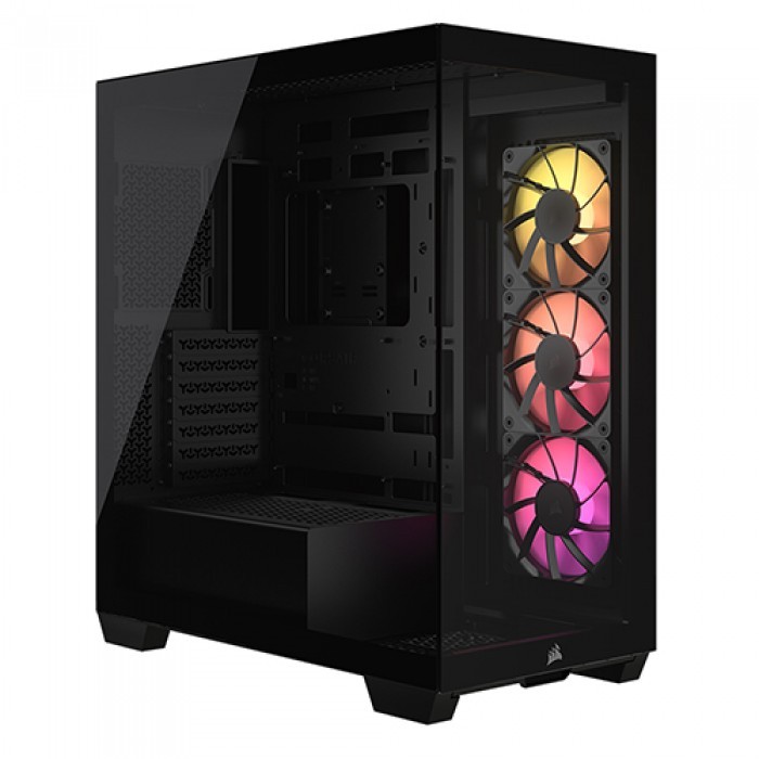 커세어 CORSAIR 3500X ARGB 강화유리 (블랙) (정품) 컴퓨터 PC 케이스 (ATX) 미들타워"