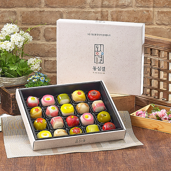 [동심결] 명인이 만든 수제 화과자 50gx20개/보자기포장