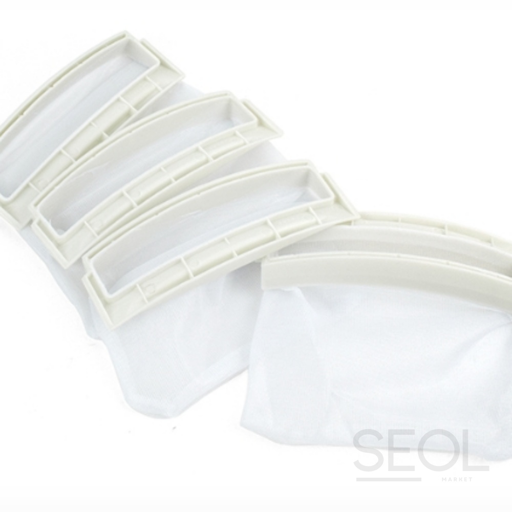 설마켓 설마켓 탈부착 가능 대우 세탁기 거름망 4입 세탁기먼지망 대우세탁기필터 통돌이세탁기먼지