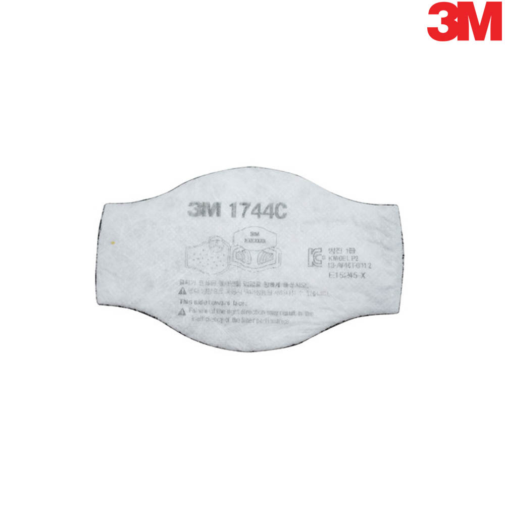 3M 단구용 방진 먼지 필터 1744C 단품 1700용