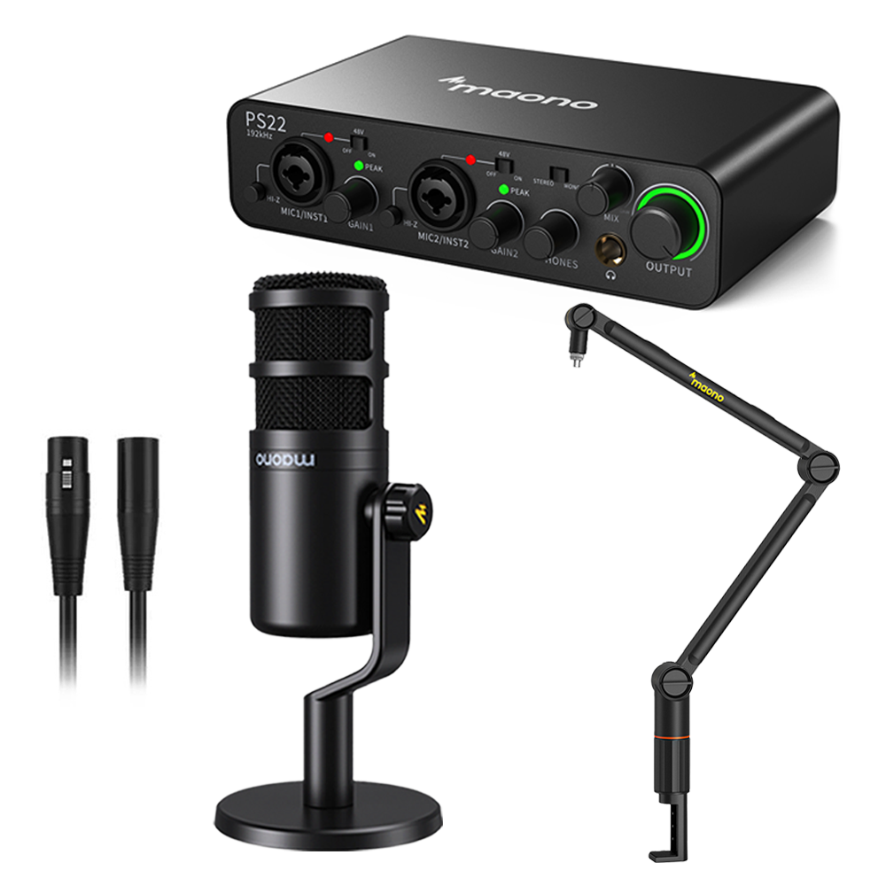 MAONO 마오노 PS22+PD100 1인 방송용 유튜브 틱톡 녹음용 오인페 올인원 패키지3
