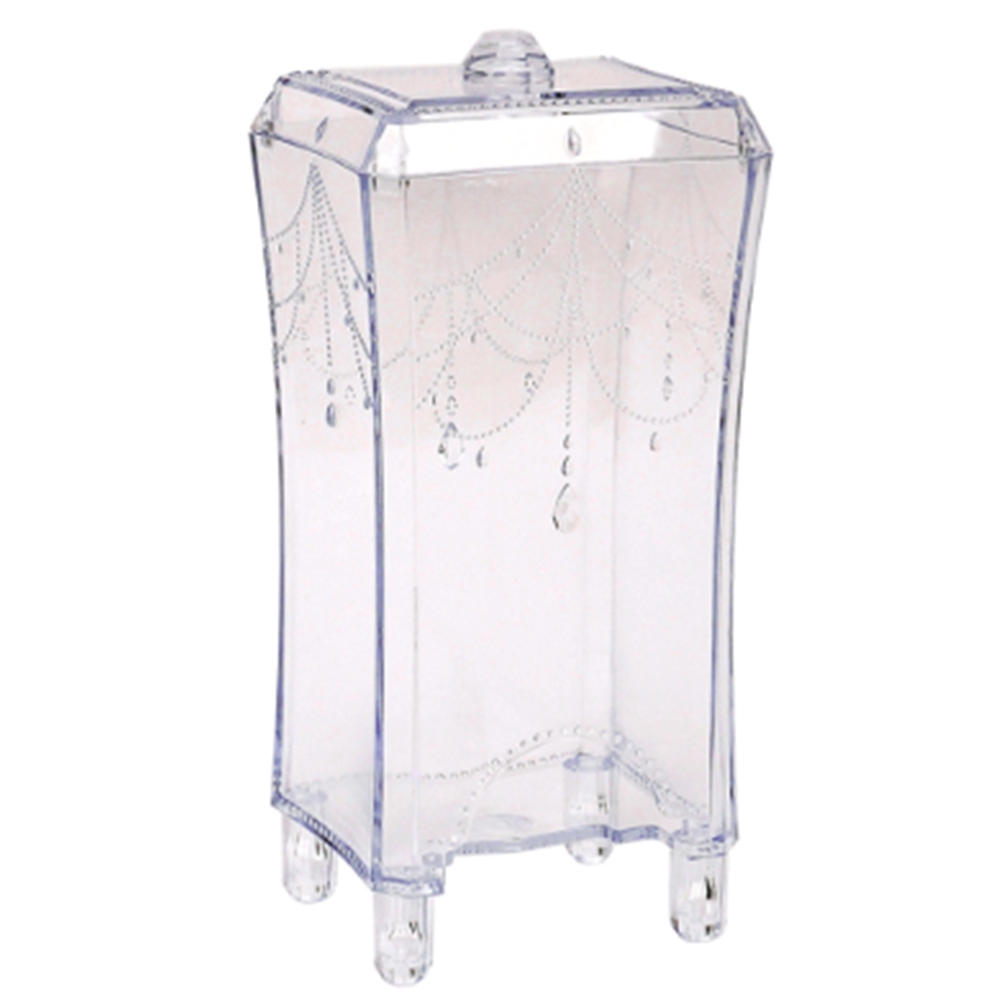 투명한 화장솜 케이스 솜밑장빼기 보관함 메이크업 분장용