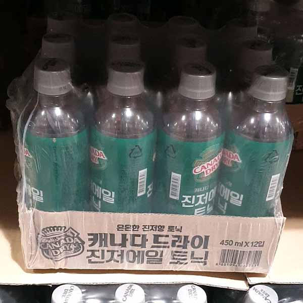 캐나다드라이 진저에일 450ml x 12개
