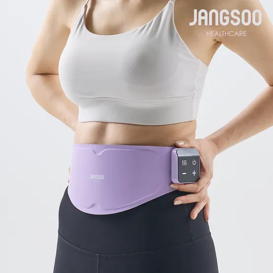 감탄핏 복부 운동 뱃살 관리 지방 다이어트 마사지기 무선 충전 온열 기능 18단계 슬림 벨트 휴대용 찜질기