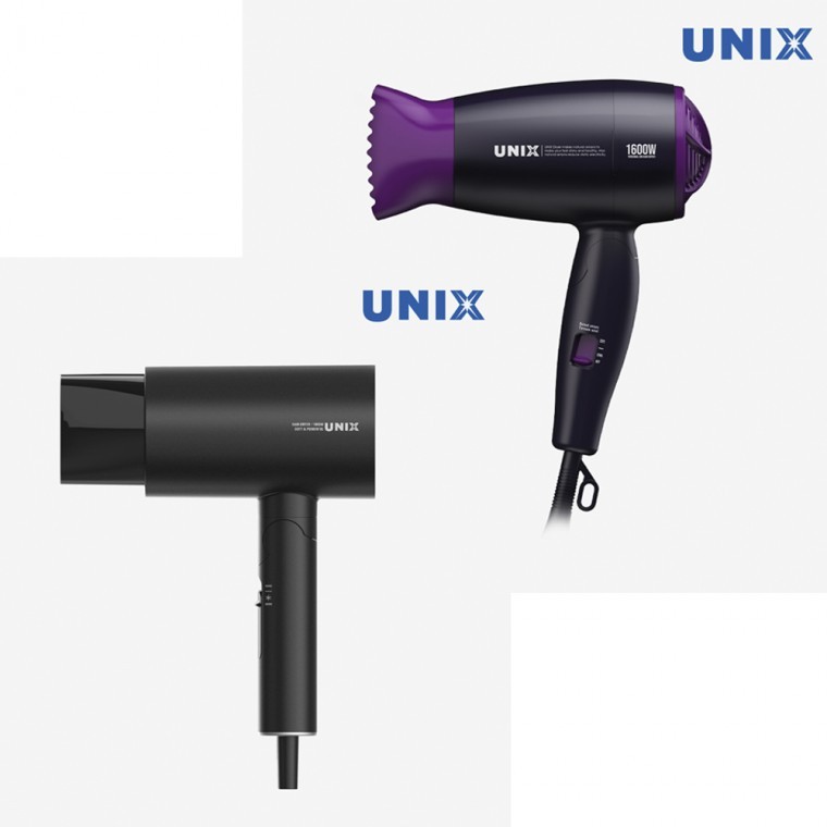 유닉스 이온드라이기 가정용 터보드라이기 업소용 고출력 저소음 접이식 A1407 A3418