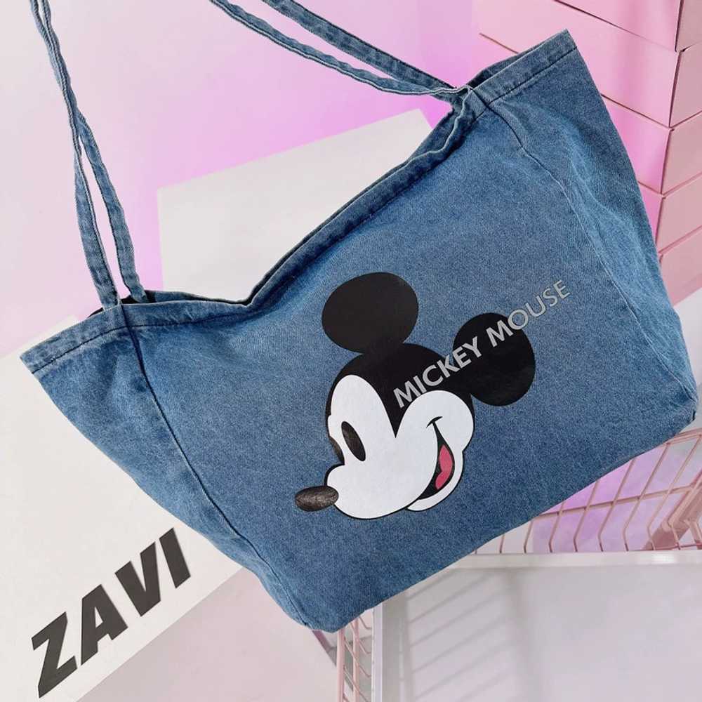 [해외] 청데님 빈티지 미키 마우스 기저귀가방 연예인 정려원 가방