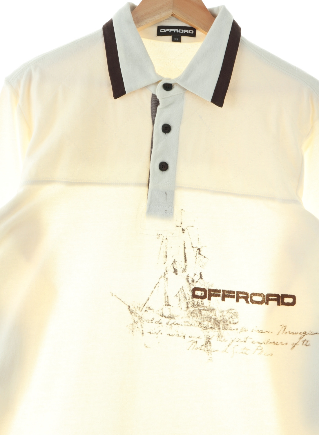 빈티지 (M)브랜드빈티지 카라 긴팔티셔츠 오프로드95