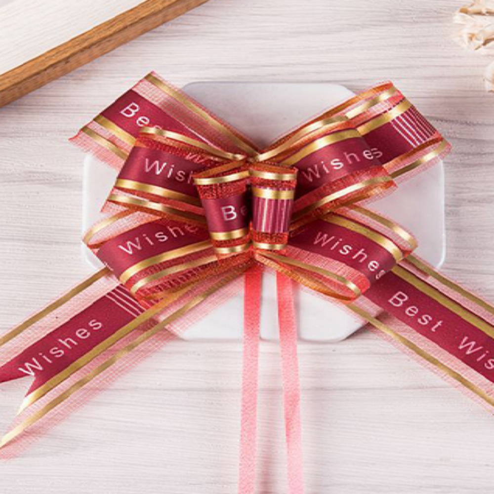 바이블레스유 1초완성 리본장식 선물포장끈 생일선물포장 기념일선물포장