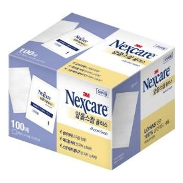 에프에이핸드새니타이저겔 3M 넥스케어 알콜스왑 플러스 100매