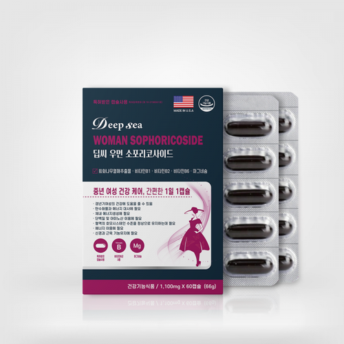 딥씨 우먼 소포리코사이드 60캡슐 (2개월분)
