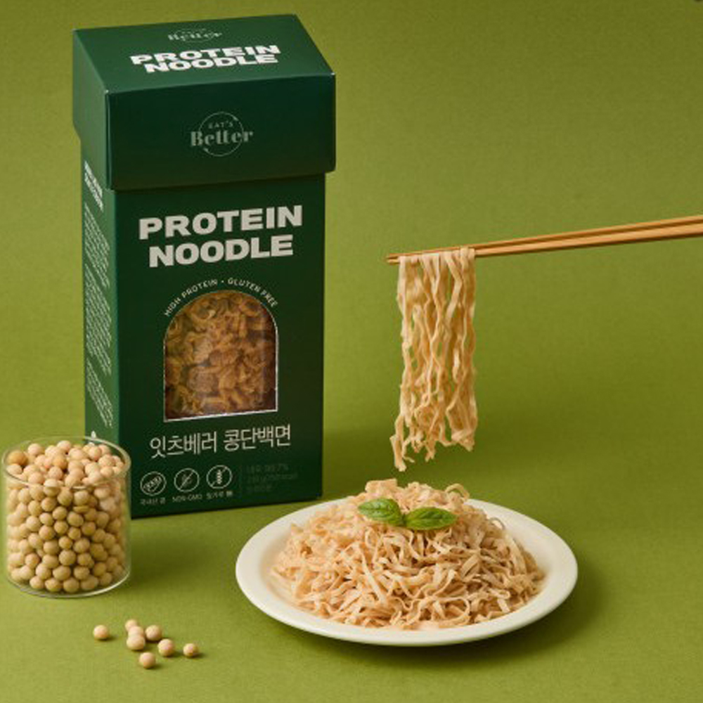 더플랜잇 잇츠베러 두부면 두부국수 프로틴 다이어트 단백질 파스타 콩라면 콩단백면 210g