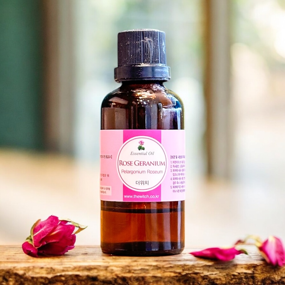 로즈제라늄오일 50ml 펠라르고니움 로세움잎오일 Pelargonium Roseum Leaf Oil