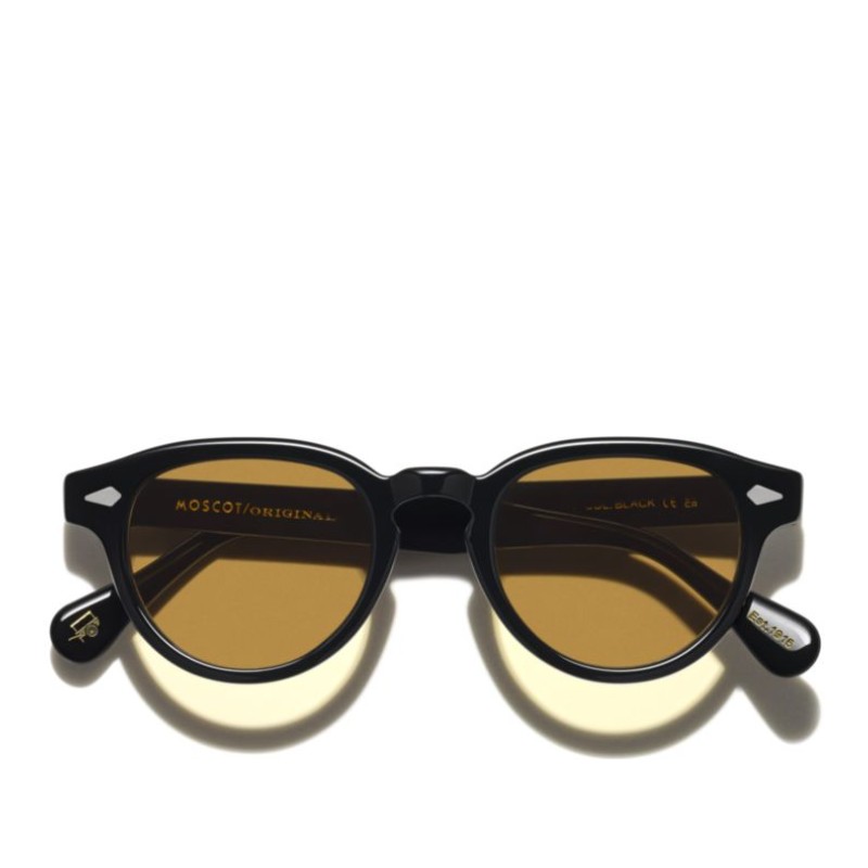 MOSCOT 모스콧 공용 선글라스 MAYDELA SUN BLACK AMBER LENSE 49