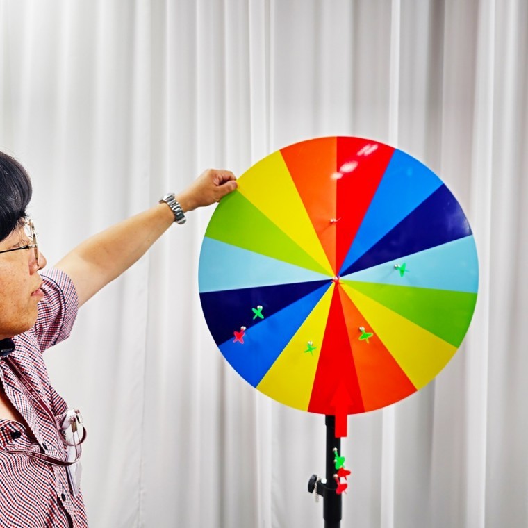 [주식회사 제이엘(JL)]회전판 게임도구 대형 다트룰렛 도전형 신나는 점수제