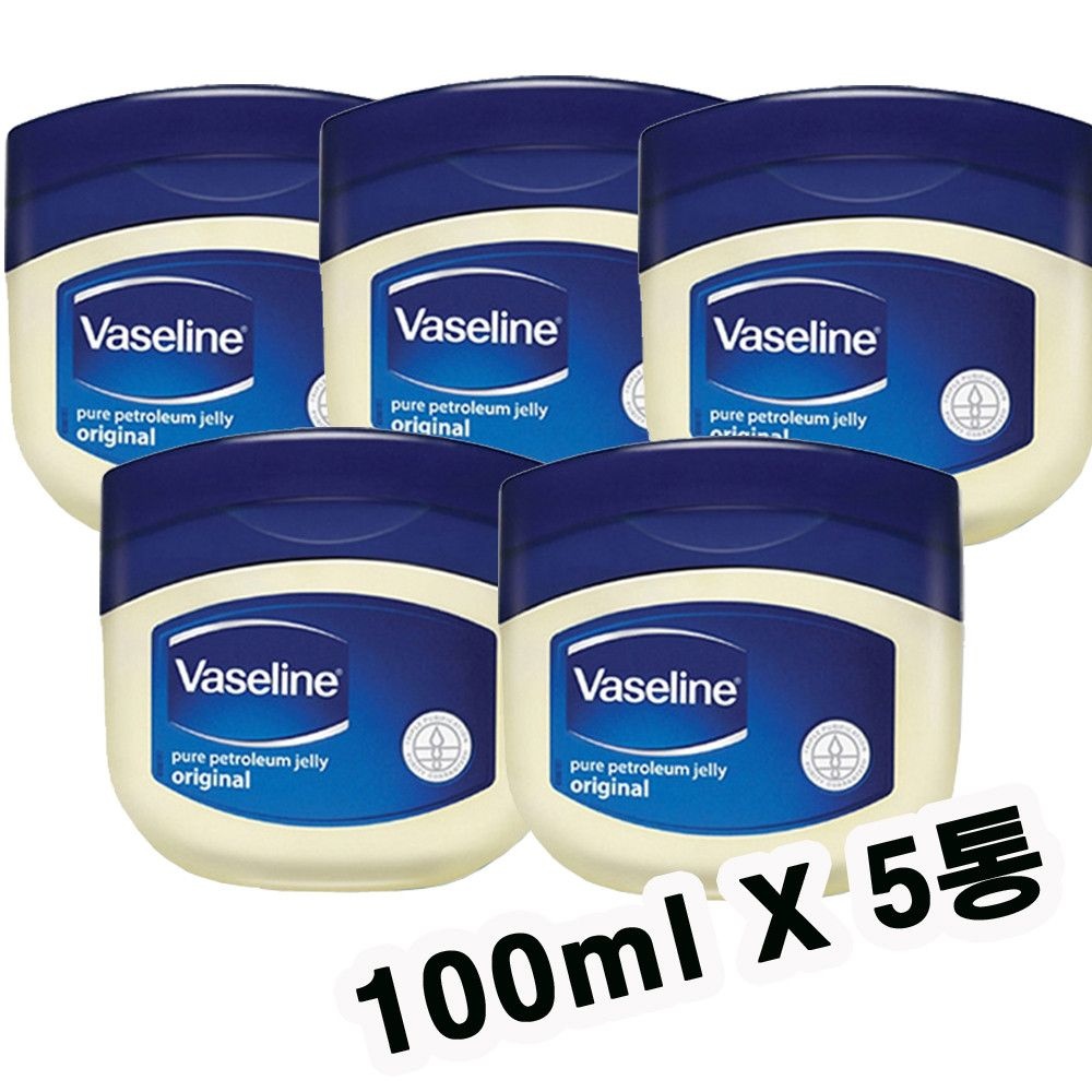 바세린 퓨어젤리 100ml X 5통/바셀린로션/바세린로션