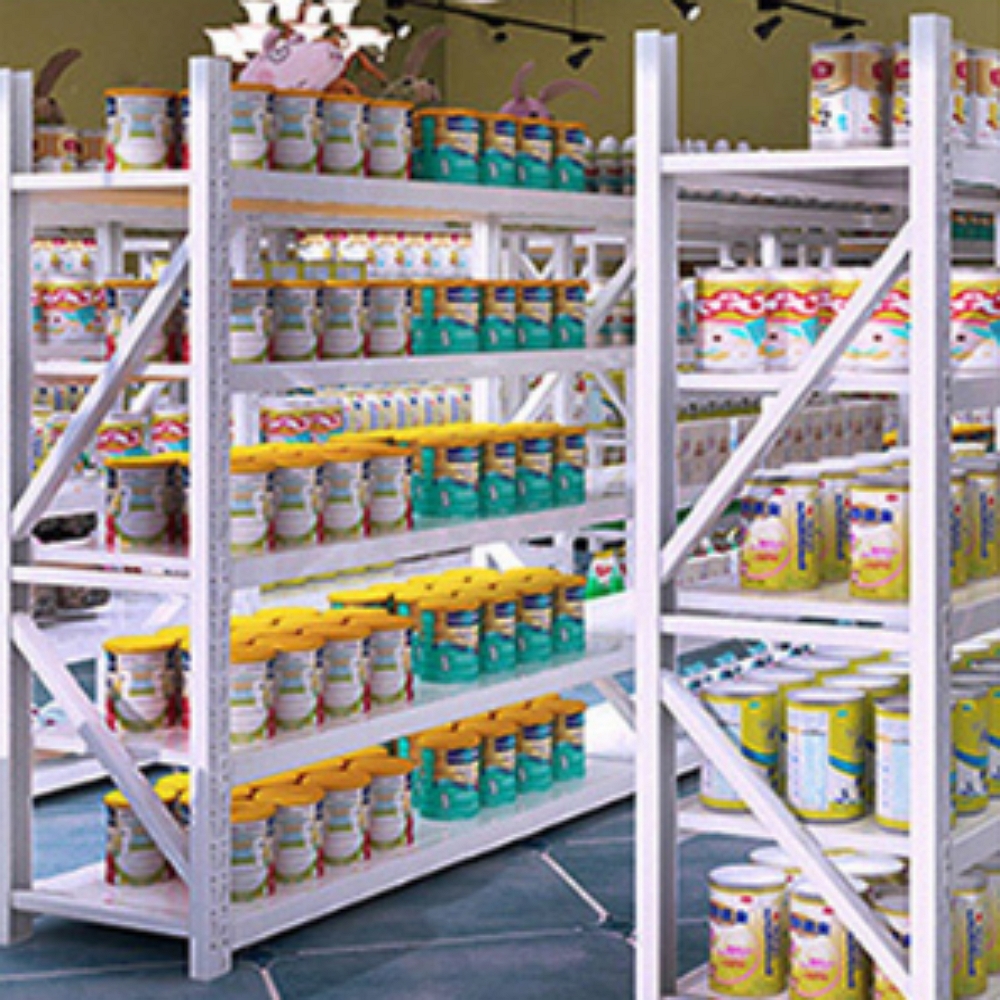 철제 선반 스피드랙 조립식 컷팅 앵글 대형 몰 중량랙 주문 제작 스토어 슈랙 무볼트 경량